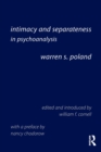 Image for Intimacy and Separateness in Psychoanalysis