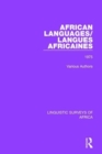 Image for African languagesVolume 1