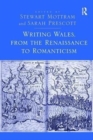 Image for Writing Wales, from the Renaissance to Romanticism
