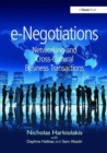 Image for e-Negotiations : Networking and Cross-Cultural Business Transactions