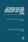 Image for Studies on the Melitian Schism in Egypt (AD 306–335)