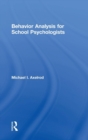 Image for Behavior Analysis for School Psychologists