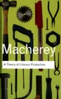 Image for A Theory of Literary Production