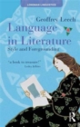 Image for Language in literature  : style and foregrounding