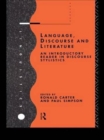 Image for Language, discourse and literature  : an introductory reader in discourse stylistics