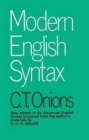Image for Modern English Syntax