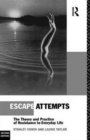 Image for Escape attempts  : the theory and practice of resistance in everyday life