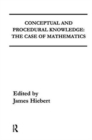 Image for Conceptual and procedural knowledge  : the case of mathematics