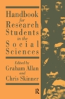 Image for Handbook for Research Students in the Social Sciences