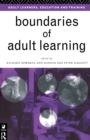 Image for Boundaries of Adult Learning