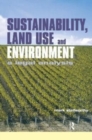 Image for Sustainability land use and the environment