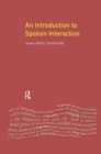 Image for Introduction to Spoken Interaction, An