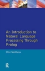 Image for An Introduction to Natural Language Processing Through Prolog