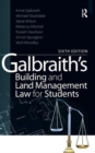 Image for Galbraith&#39;s Building and Land Management Law for Students