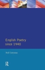 Image for English Poetry Since 1940