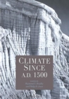 Image for Climate since AD 1500