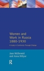 Image for Women and Work in Russia, 1880-1930