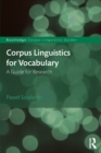 Image for Corpus linguistics for vocabulary  : a guide for research