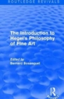 Image for The Introduction to Hegel&#39;s Philosophy of Fine Art