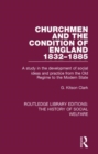 Image for Churchmen and the Condition of England 1832-1885