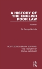 Image for A History of the English Poor Law