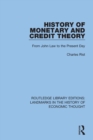 Image for History of Monetary and Credit Theory