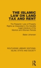 Image for The Islamic Law on Land Tax and Rent