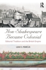 Image for How Shakespeare became colonial  : editorial traditions and the British Empire