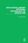 Image for Routledge Library Editions: Psychology of Education