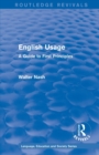 Image for Routledge Revivals: English Usage (1986)