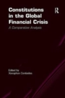 Image for Constitutions in the Global Financial Crisis : A Comparative Analysis