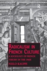 Image for Radicalism in French Culture