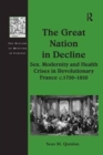 Image for The Great Nation in Decline : Sex, Modernity and Health Crises in Revolutionary France c.1750–1850