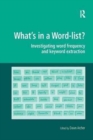 Image for What&#39;s in a Word-list?
