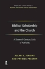 Image for Biblical Scholarship and the Church