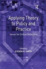 Image for Applying Theory to Policy and Practice