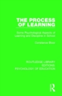 Image for The Process of Learning