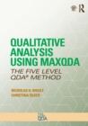 Image for Qualitative analysis using MAXQDA  : the five-level QDA method