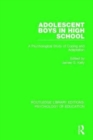 Image for Adolescent Boys in High School
