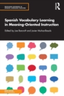 Image for Spanish Vocabulary Learning in Meaning-Oriented Instruction