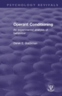 Image for Operant conditioning  : an experimental analysis of behaviour