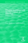 Image for Effective Assessment and the Improvement of Education