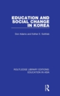 Image for Education and social change in Korea