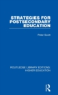 Image for Strategies for Postsecondary Education