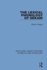 Image for The Lexical Phonology of Sekani