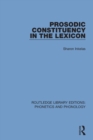 Image for Prosodic Constituency in the Lexicon