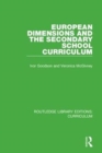 Image for European dimensions and the secondary school curriculum