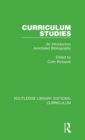 Image for Curriculum studies  : an introductory annotated bibliography
