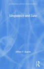 Image for Linguistics and Law