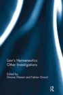 Image for Law&#39;s hermeneutics  : other investigations